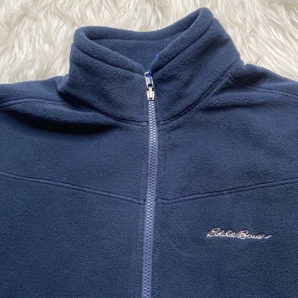 Eddie Bauer Zip Up Fleece Jacket, Men’s Medium - Picture 3 of 8